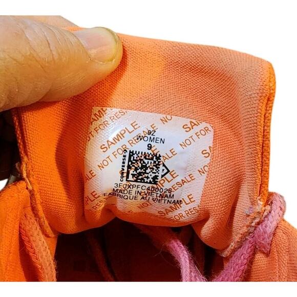 Converse One Star Ox Womens 9 Mens 7 159815C Paradise Pink Shoes Sneakers Sample - Picture 6 of 7